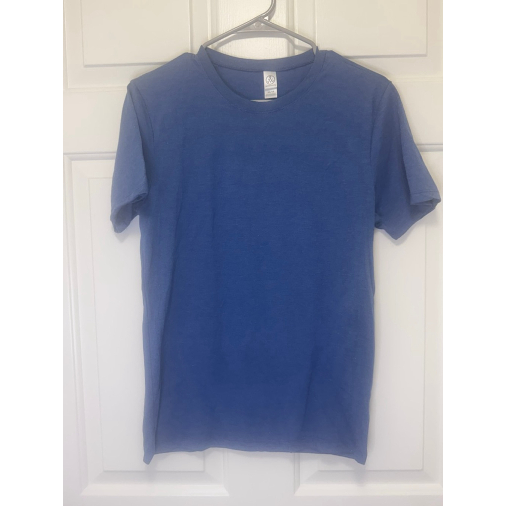 Men's Alternative Blue Short Sleeve Tee Shirt XS